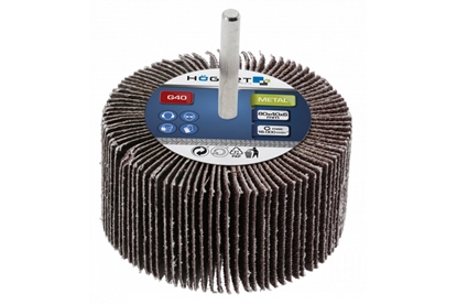 Изображение Loksnīšu slīpēšanas disks Hogert HT8D020; 80x40x6 mm; G40