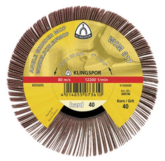 Picture of Loksnīšu slīpēšanas disks Klingspor 277014; 115x20 mm; G40; 2 gab.