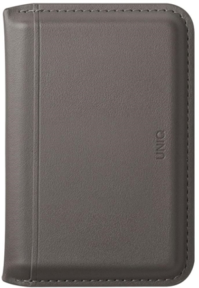 Picture of MAGNETYCZNY PORTFEL RFID UNIQ LYDEN DS STOJAK NA TELEFON SZARY