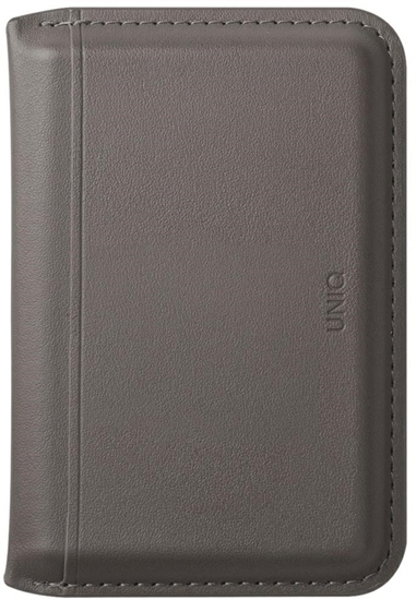 Picture of MAGNETYCZNY PORTFEL RFID UNIQ LYDEN DS STOJAK NA TELEFON SZARY