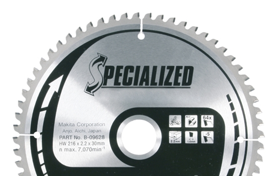 Изображение Makita B-33629 SPECIALIZED Saw Blade 136x20x24Z
