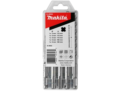 Изображение Makita B-49052 SDS-VPLUS Drill Set Nr2 5pcs.