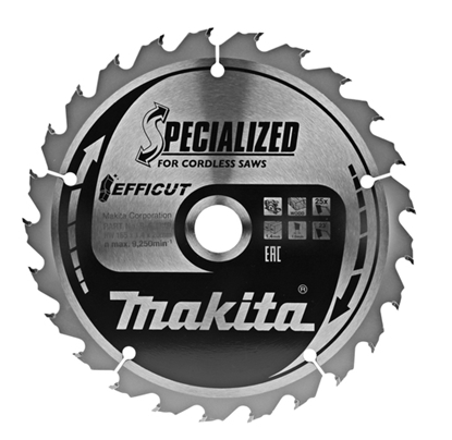 Изображение Makita B-62985 EFFICUT Saw Blade 165x20x25Z
