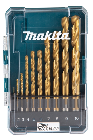 Изображение Makita Bohrer-Set HSS 10tlg