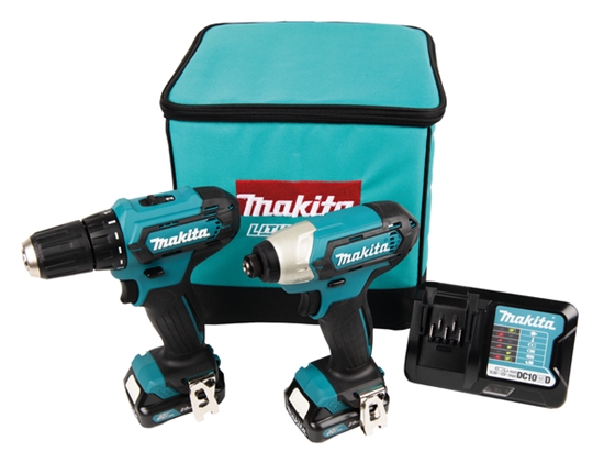Изображение Makita COMBO SET 12V CLX224A 2X2.0AH MAKITA