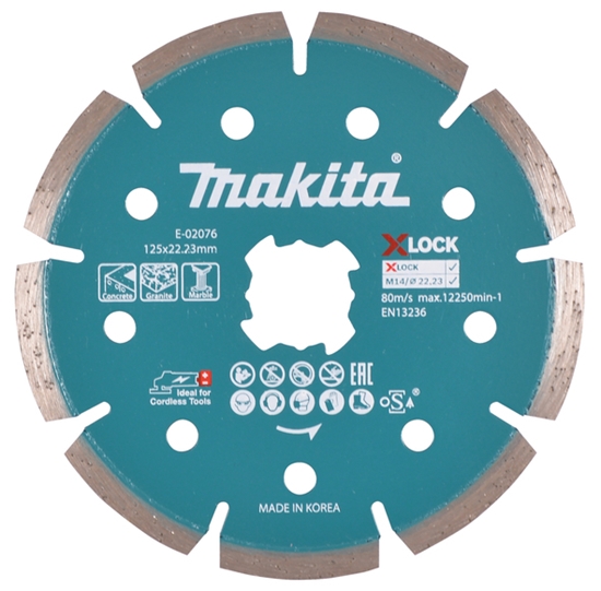 Изображение Makita Diamantsch. 125mm X-Lock Beton