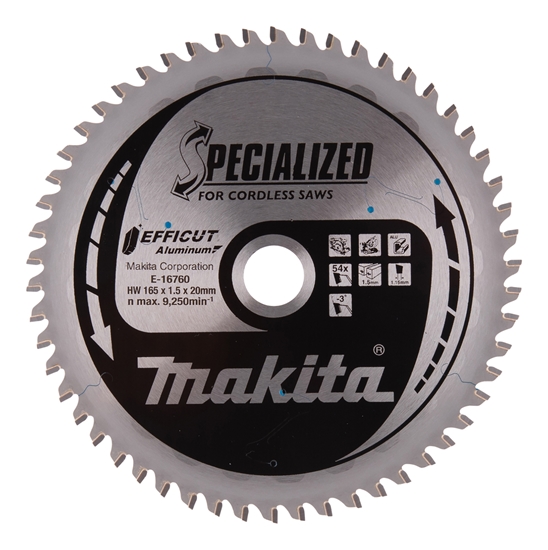 Изображение Makita EFFICUT Sägeb. 165x20x54