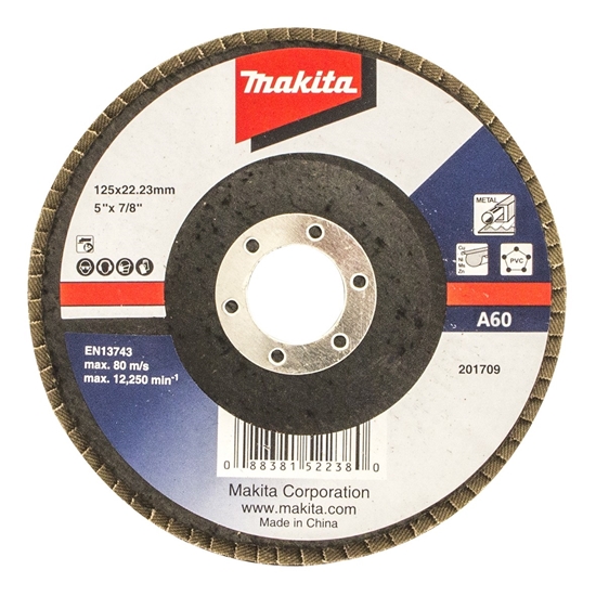 Изображение Makita Fächerschleifscheibe 125mm A 60