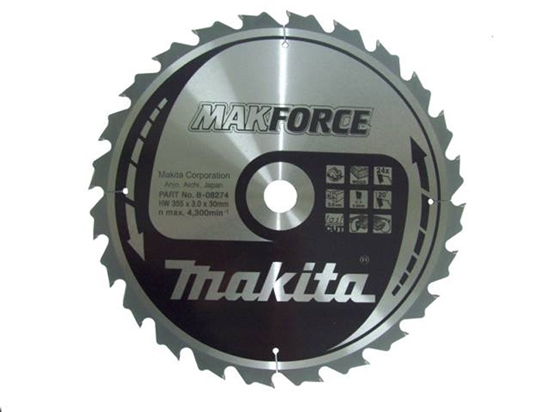 Изображение Makita MAKFORCE Sägeblatt 355x30x24Z