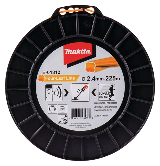 Изображение Makita MAKITA YKA NYLONOWA KONICZYNA 2.4mm/225mb ME-01812