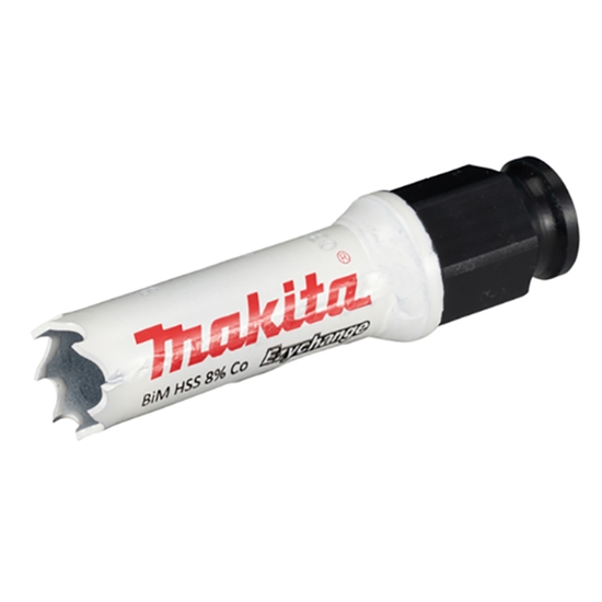 Изображение Makita MAKITA OTWORNICA BIM HSS-Co 8%  16mm EZYCHANGE METAL, STAL, ALU, DREWNO, PVC