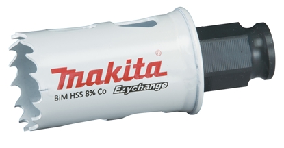 Изображение Makita MAKITA OTWORNICA BIM HSS-Co 8%  29mm EZYCHANGE METAL, STAL, ALU, DREWNO, PVC