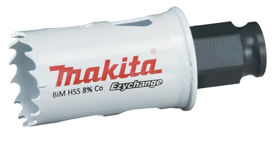 Изображение Makita MAKITA OTWORNICA BIM HSS-Co 8%  29mm EZYCHANGE METAL, STAL, ALU, DREWNO, PVC
