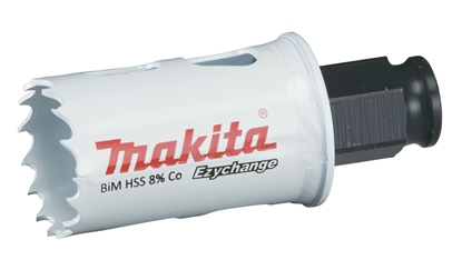 Изображение Makita MAKITA OTWORNICA BIM HSS-Co 8%  30mm EZYCHANGE METAL, STAL, ALU, DREWNO, PVC