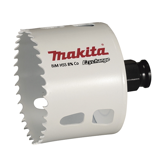 Изображение Makita MAKITA OTWORNICA BIM HSS-Co 8%  67mm EZYCHANGE METAL, STAL, ALU, DREWNO, PVC