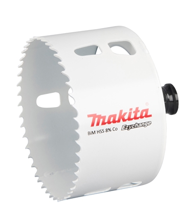 Изображение Makita MAKITA OTWORNICA BIM HSS-Co 8%  86mm EZYCHANGE METAL, STAL, ALU, DREWNO, PVC