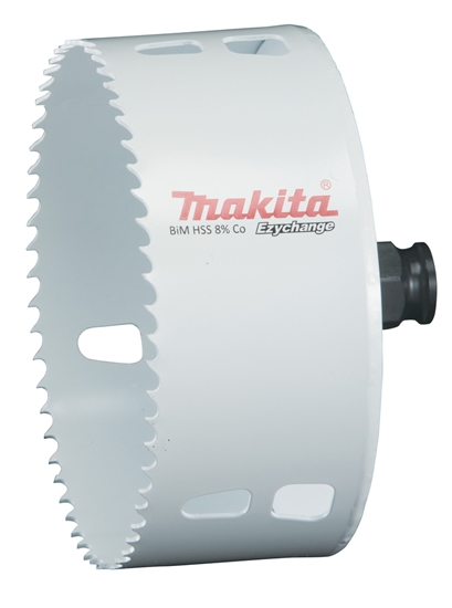 Изображение Makita MAKITA OTWORNICA BIM HSS-Co 8% 111mm EZYCHANGE METAL, STAL, ALU, DREWNO, PVC