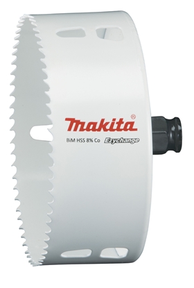 Изображение Makita MAKITA OTWORNICA BIM HSS-Co 8% 121mm EZYCHANGE METAL, STAL, ALU, DREWNO, PVC
