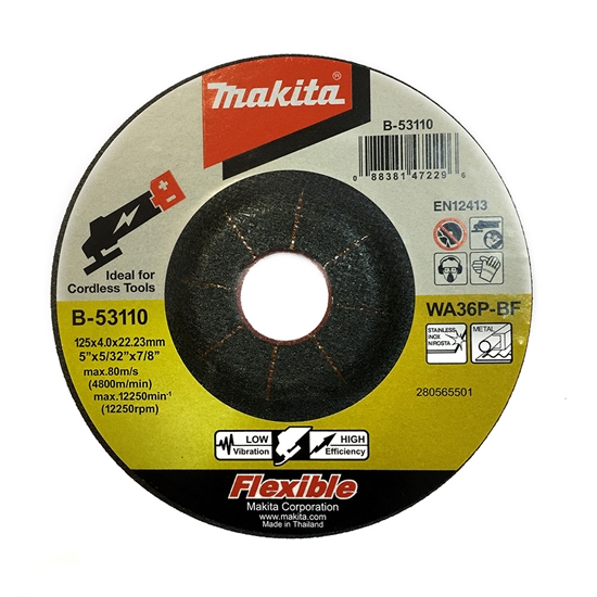 Изображение Makita Makita tarcza szlifierska elastyczna 125x22mm (B-53110)