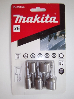 Изображение Makita MAKITA ZEST.NASADEK MAGNETYCZNYCH 5szt. MB-39154 - B-39154