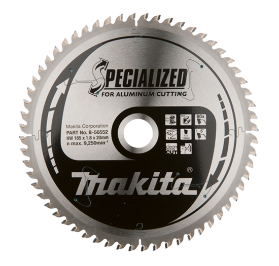 Изображение Makita SPECIALIZED Sägeblatt 165x20x60Z