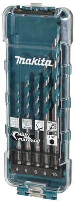Изображение Makita TCT Multibohrer Set 1/4 5tlg