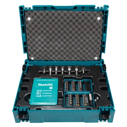 Изображение Makita zestaw wierte i bitów 62 sztuk makpac (B-53908)