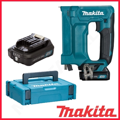 Изображение Makita Zszywacz 10,8V 1x2,0Ah LI-ION (ST113DWAJ)