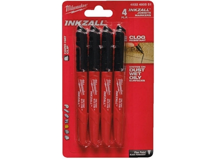 Attēls no Marķieris Milwaukee 4932480551; 4 gab.; melns