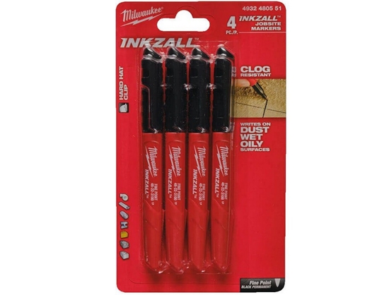 Picture of Marķieris Milwaukee 4932480551; 4 gab.; melns