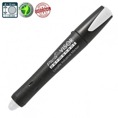 Picture of Marķieris Pica VISOR; 10 mm balts