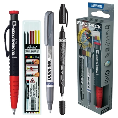 Изображение Marķieru komplekts Markal 22272; 3 gab. + zīmuļa kodols