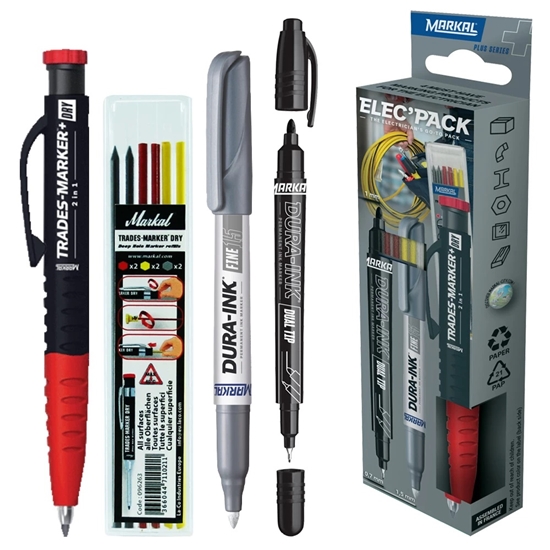 Изображение Marķieru komplekts Markal 22272; 3 gab. + zīmuļa kodols