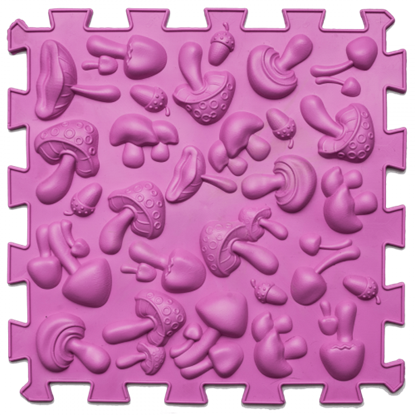 Picture of Masāžas ortopēdiskais paklājiņš "Puzzle Mix" Sēnes 1 modulis