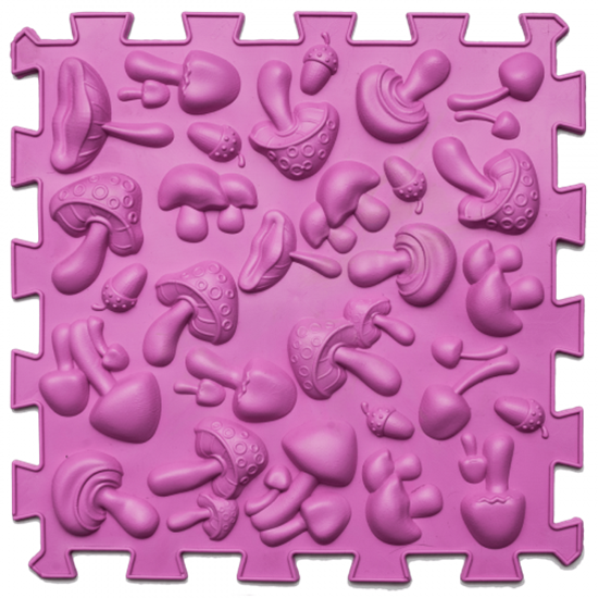 Picture of Masāžas ortopēdiskais paklājiņš "Puzzle Mix" Sēnes 1 modulis