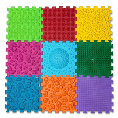 Picture of Masāžas paklājiņš Mix Puzzle 9 gab. ATJAUNINĀTS