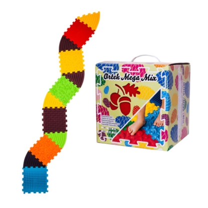 Picture of Masāžas paklājiņš Ortek Puzzle 6 elementi + 6 trijstūri