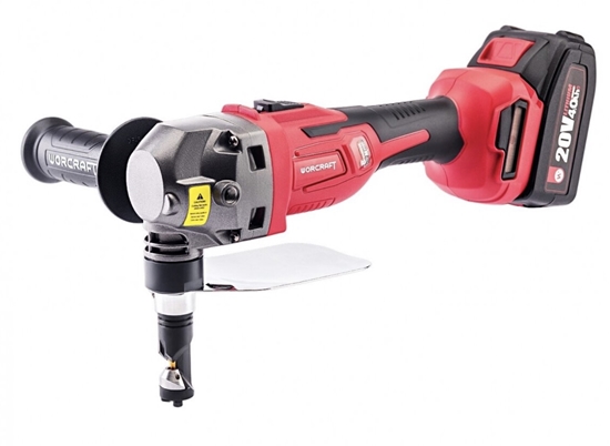 Picture of Metāla griešanas šķēres Worcraft CHMN-S20LiB; 20 V; 1x4,0 Ah akum.