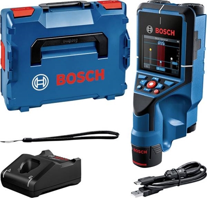 Picture of Metāla un koka detektors Bosch D-Tect 200 C; 12 V; 1x2,0 Ah akum.