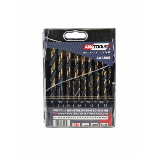 Изображение Metāla urbis AWTools AW42002BL; HSS; 2-8 mm; 13 gab.