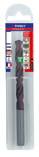 Picture of Metāla urbis Tivoly FURIUS; HSS; DIN 338; 8x117 mm; blistera iepakojums