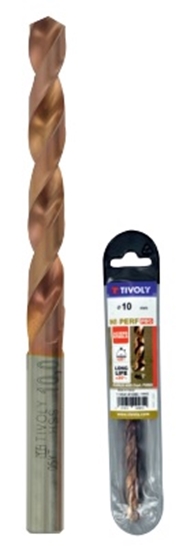 Picture of Metal drill bit FURIUS 8.0mm, Ti2CN FUSIO, HSS Fully Ground. Split point angle 135°, blister