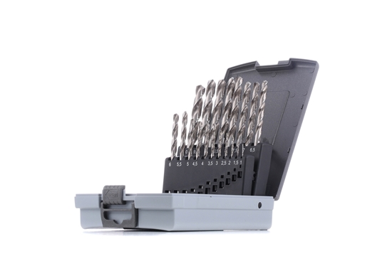 Изображение Metāla urbju komplekts  Ruko 214214RO; HSS; 1-10 mm; 19 gab.