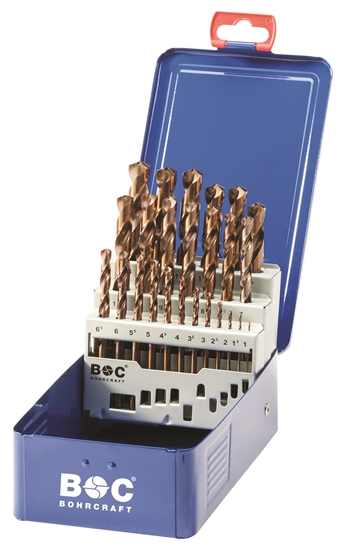 Picture of Metāla urbju komplekts Bohrcraft BC11401310025; HSS-E; 1-13 mm; 25 gab.