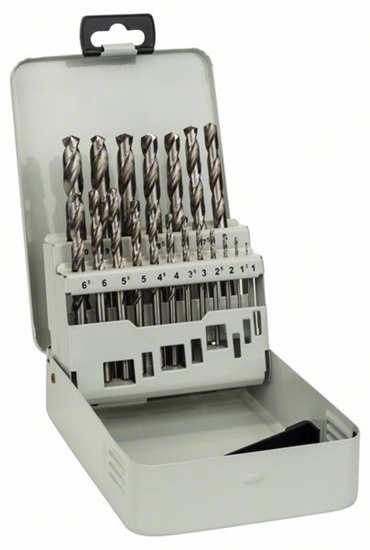 Picture of Metāla urbju komplekts Bosch HSS-G; 1-10 mm; 19 gab.
