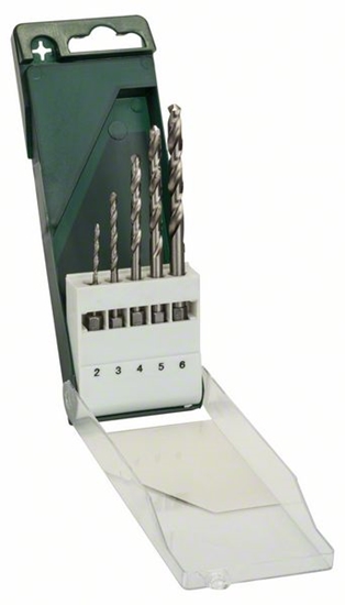 Picture of Metāla urbju komplekts Bosch HSS-G; 2-6 mm; 5 gab.