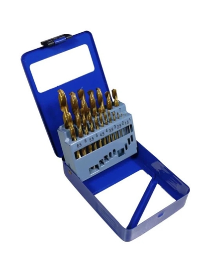 Изображение Metāla urbju komplekts Condor Werkzeug C0459; 1-10 mm; 19 gab.