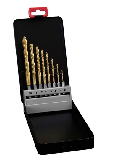 Изображение Metāla urbju komplekts Forte tools HEX.TIN.CO; 2-10 mm; 8 gab.