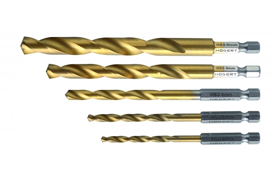 Picture of Metāla urbju komplekts Hogert HT6D180; 4-10 mm; 5 gab.