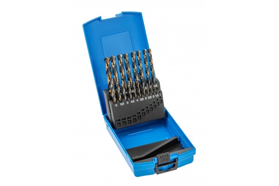 Picture of Metāla urbju komplekts Hogert HT6D900; 1,0-10 mm; 19 gab.